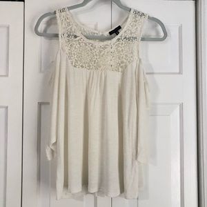 Dynamite Off-The-Shoulder Lace Top